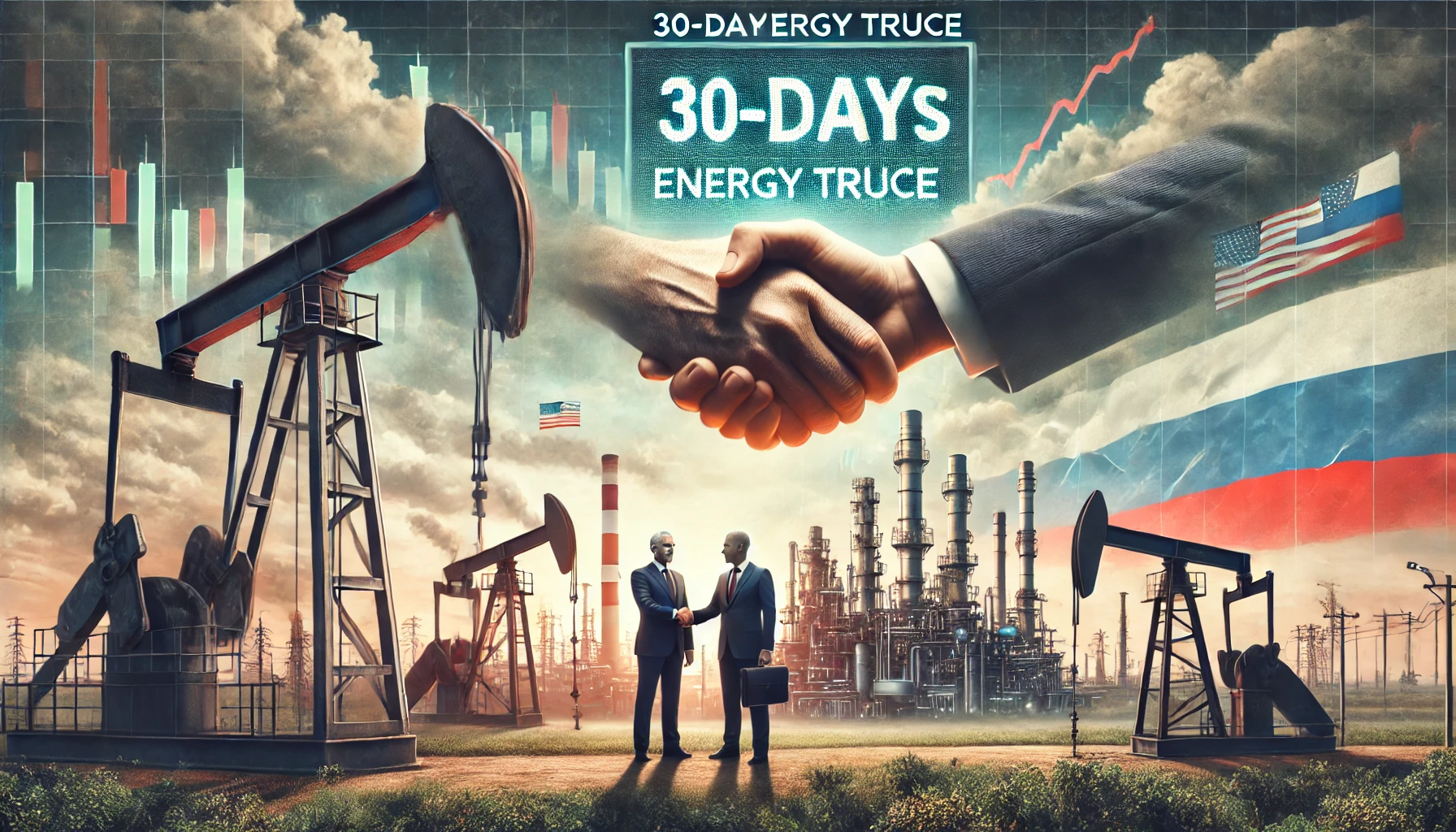 Oil Declines After a US-Russian Agreement on a 30-Day Energy Truce